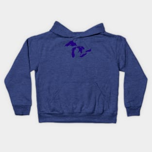 Great Lakes Blue Kids Hoodie